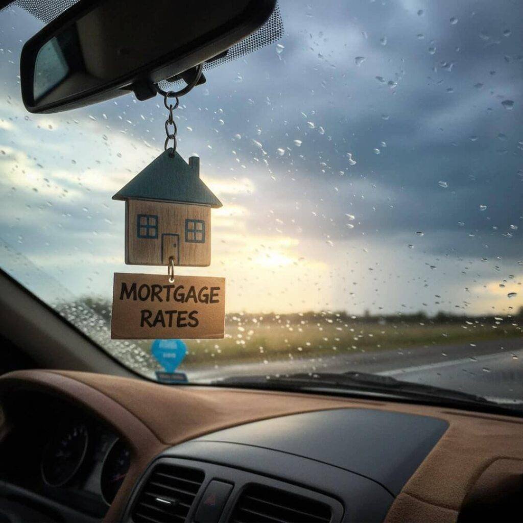 Rainy drive pondering mortgage rates upda