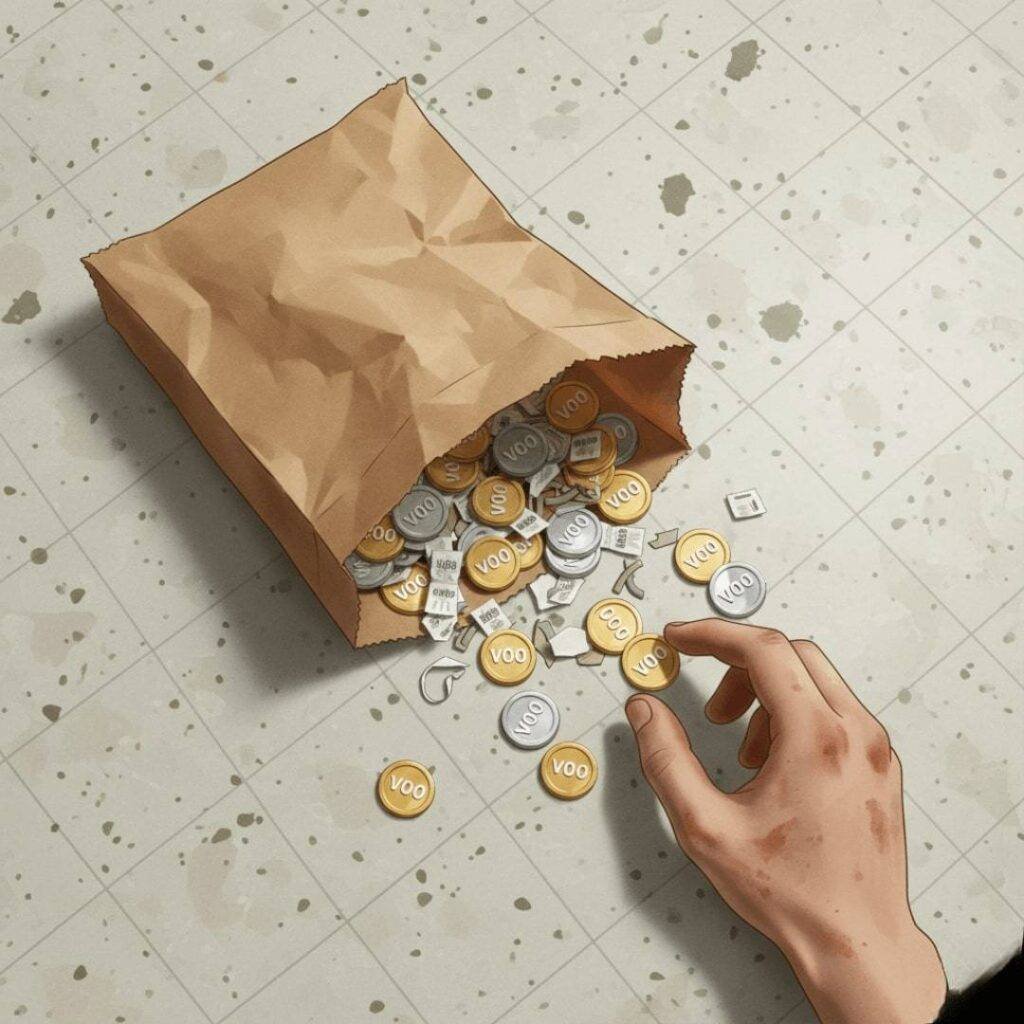 Trail mix of high-potential ETFs—my snack-time investing fail turned win.