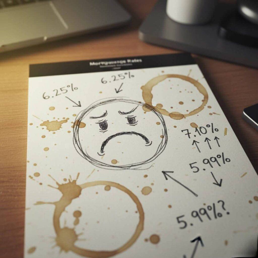 My sloppy mortgage rates update notes.